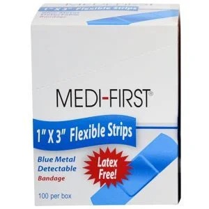 Blue Metal Detectable Bandage