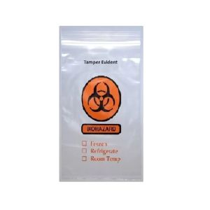 Biohazard Specimen Transfer Bags - 3 Wall 10