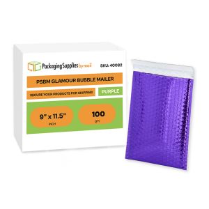 Glamour Bubble Mailers - Metallic Purple - 9