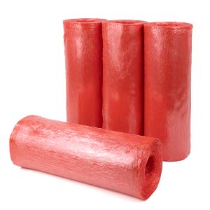 Red Pre-stretch Wrap With Handle - 4 Rolls/Case