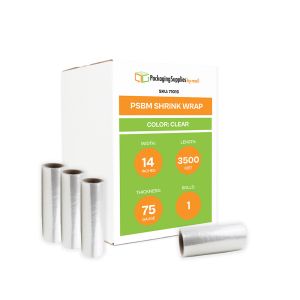 Polyolefin Shrink Film Roll - 75 gauge - 14