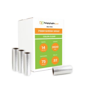 Polyolefin Shrink Film Roll - 75 gauge - 14