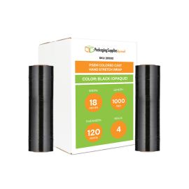 Colored Cast Hand Stretch Wrap Black 4 Qty 120 Gauge