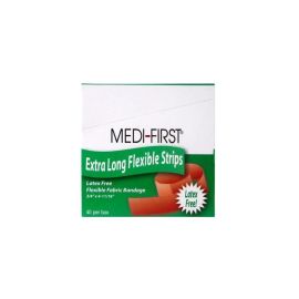 Extra Long Flexible Fabric Bandage Strips 40 Box