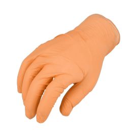 Orange Nitrile Gloves Powder Free 5 Mil