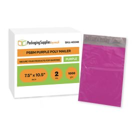 Poly Mailers 1000 Qty Purple