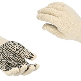 PVC Single Sided Dot Knit Gloves
