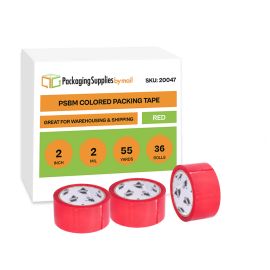 Red Color Packing Tape 36 Qty