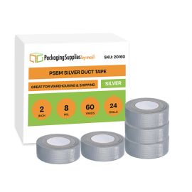Silver Duct Tape 24 Qty 2 Inch