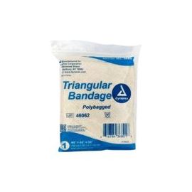 Triangular Bandages with 2 Safety Pins 1-Bandage-Package
