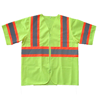Class II Fluorescent Yellow W/ Silver Reflective Tape
